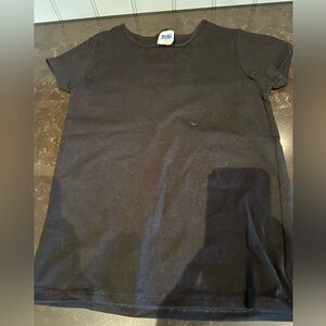 BODY WRAPPERS FOR BOYS Size 11-12 Black Short Sleeve Tee Shirt Dance Shi…